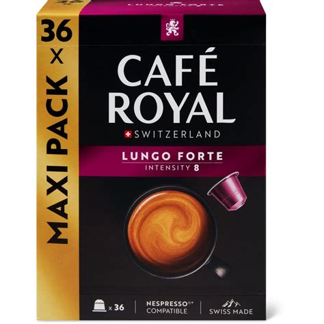 Café Royal Kaffee Kapseln aus Aluminium Lungo Forte Intensität 8