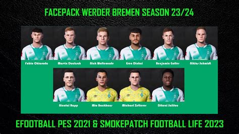 Facepack Werder Bremen Season Pes Football Life