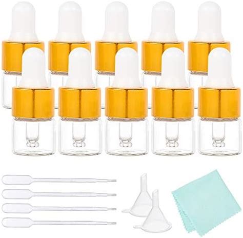 Benecreat Pack Ml Bouteilles En Verre Transparent Mini Bouteilles