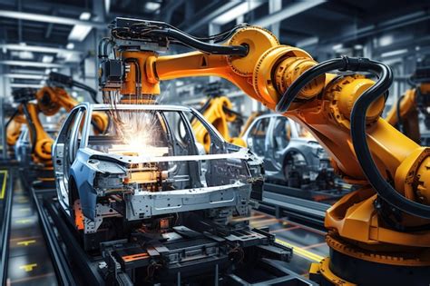 Brazos Rob Ticos En La Industria Automotriz Moderna Generados Con Ia