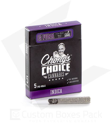 Chong Choice Pre Roll Boxes Custom Boxes Pack