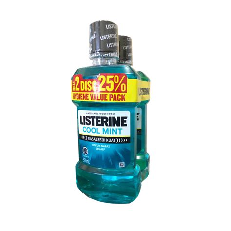 Listerine Coolmint Twinpack Ml Indonesia Distribution Hub