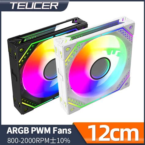 Teucer JM 2 120mm PC Kasa Fan Tek Paketi Ve Kablo Ayna D Ng S ARGB