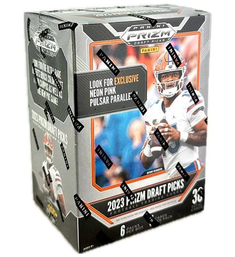 Panini Prizm Draft Picks 2023 Football NFL Blaster Box Neon Pink