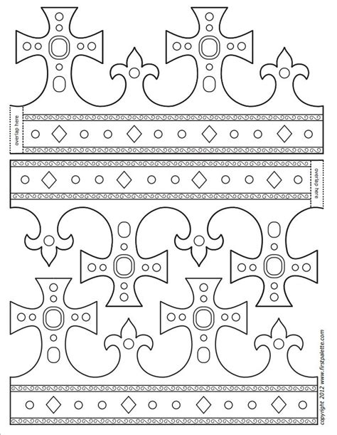 Royal Paper Crowns Crown Printable Templates Printable Free Printable