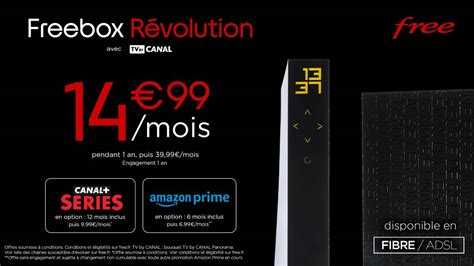 Freebox Révolution Labonnement Est à Moins De 15 € Chez Veepee