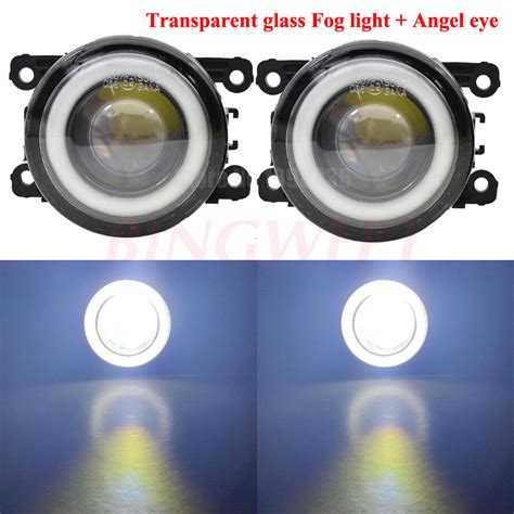 Pcs Fog Lamp Assembly Super Bright Front H Led Fog Lights For