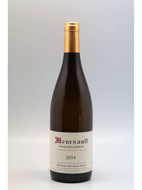 Boisson Vadot Meursault Grands Charrons 2014