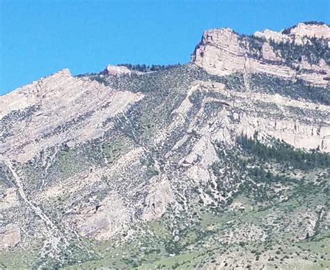 a beautiful monocline on the west side of the bighorn mountains W.Y ...