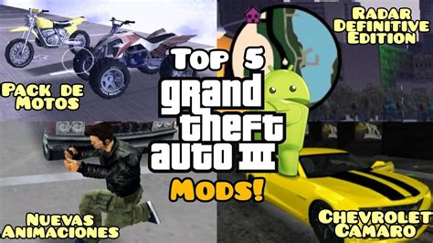 Top 5 Mods Para Tu Gta 3 Android Youtube