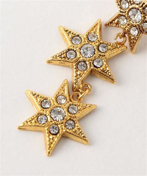 Ader（アデル）の「ader Bijoux フェイクパール 3star イヤリング アデル ビジュー（イヤリング）」 Wear