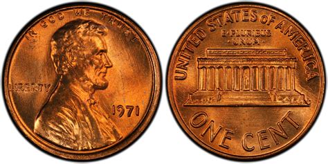 1971 1C DDO FS 101 RD Regular Strike Lincoln Cent Modern PCGS