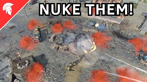 Company Of Heroes 3 NUKE THEM US Forces Gameplay 3vs3