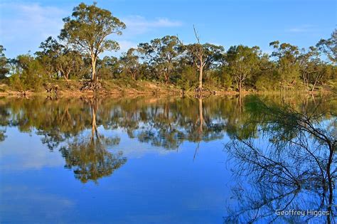 Murray River Scene Mildura Australia By Geoffrey Higges Redbubble