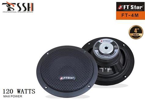 Ft Star Ft M Watts Professional Hi Fi Tweeter Speaker Lazada Ph