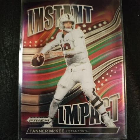 2023 Panini Prizm Draft Picks TANNER MCKEE Instant Impact II 6 RC