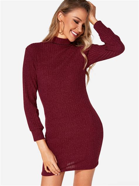 Extra 15 Your First Order On Yonis App Long Sleeve Sweater Dress