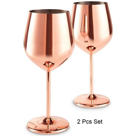 Stainless Steel Stemmed Globet Wine Glasses At Best Price In Faridabad