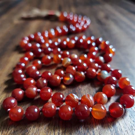 CARNELIAN MALA BEADS Malaology