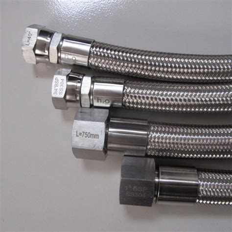 Stainless Steel Wire Braided High Pressure Flexible Hose Assembly