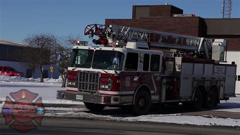 Sarnia Fire Rescue Ladder Youtube