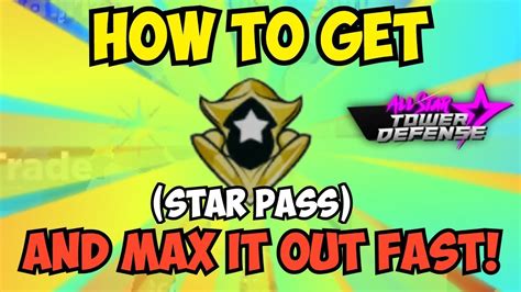 How To Upgrade You Star Pass In Astd Fast Roblox Youtube