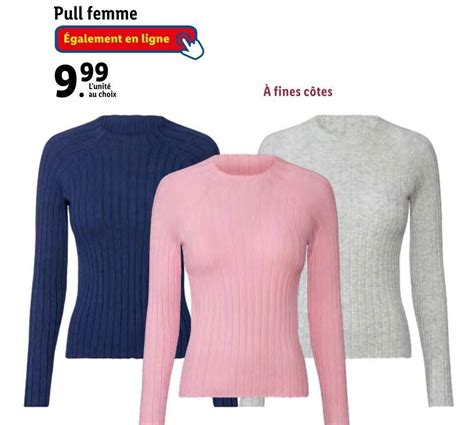 Promo Pull Femme Chez Lidl