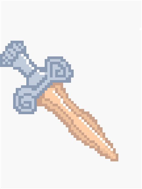 Ancient Greek Royal Dagger Pixel Art Sticker For Sale By Vvianneb