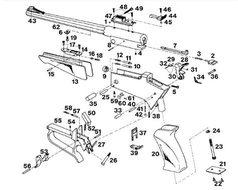 Exploring The Components Of A Cva Hawken Rifle A Visual Diagram