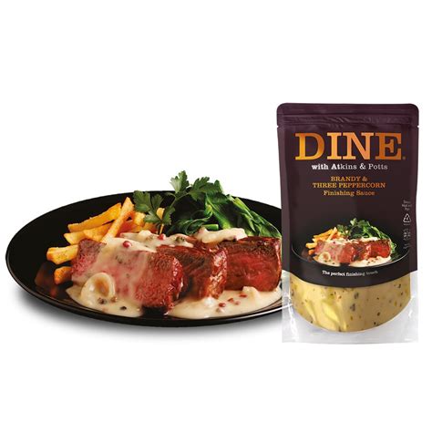 Dine In With Atkins And Potts Brandy And Three Peppercorn Sauce Ifi