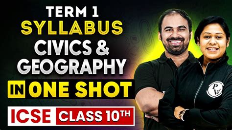 ICSE Civics Geography In One Shot Class 10 Term 1 ICSE Express