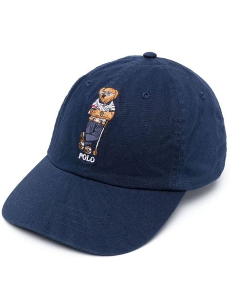 Polo Ralph Lauren Teddy Bear Baseball Cap In Blue For Men Lyst Uk