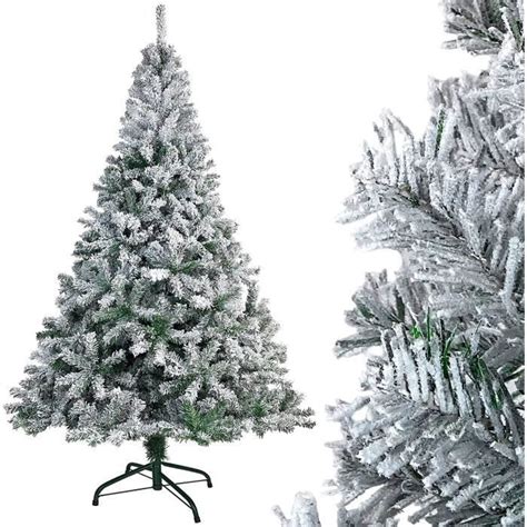 Sapin De No L Artificiel Cm Avec Support En M Tal Blanc Naturel