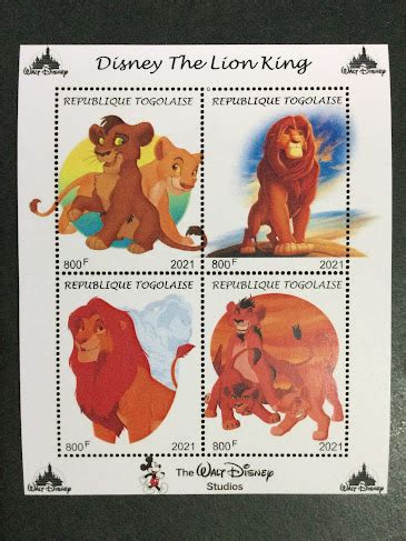 我的迪士尼郵票My Disney Stamp THE LION KING 獅子王