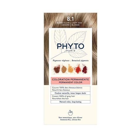Phyto Color Дълготрайна безамонячна боя за коса 8 1 Light Ash Blonde