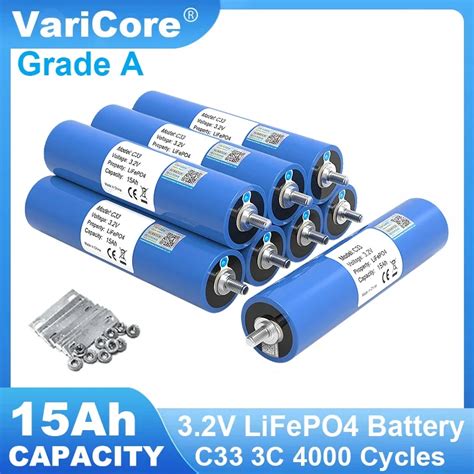 Varicore V Ah Lifepo Battery C Lithium Phosphate Cell For V