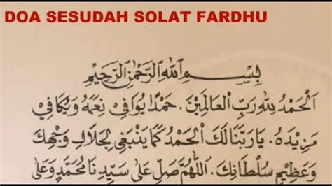 Bacaan Doa Dan Dzikir Setelah Sholat Fardhu Lengkap Beserta Artinya