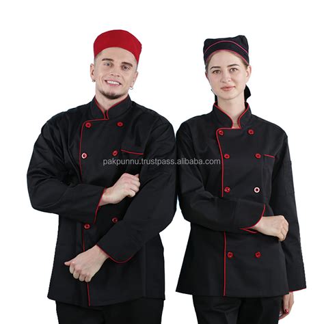 Long Sleeve Chef Clothes Uniform Restaurant Kitchen Cooking Chef Coat