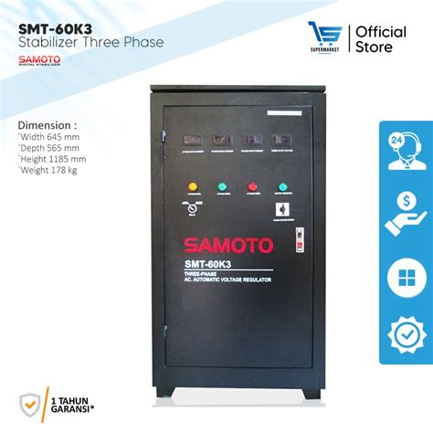 Jual Stabilizer 3 Phase 60K3 Samoto 60KVA 60000VA Stavolt Samoto