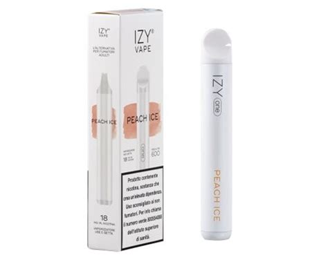 Izy One Peach Ice Puff Vape Pen Usa E Getta Terpy