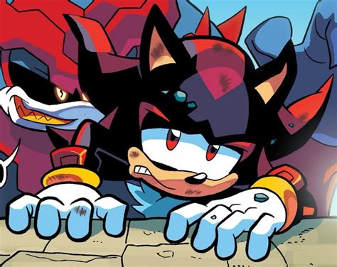 Sonic The Hedgehog Is Leaning Over A Wall