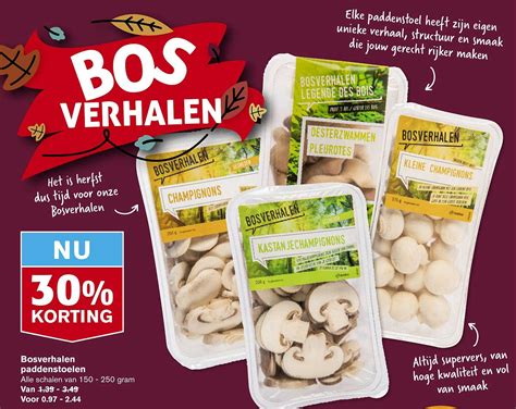 Bosverhalen Paddenstoelen Korting Aanbieding Bij Hoogvliet