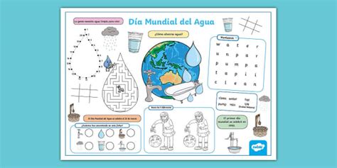 Ficha de actividad Día Mundial del Agua teacher made