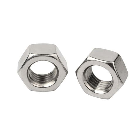 Din Hex Nut Hot Dip Galvanized M M Titanium Brass Stainless