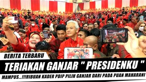 Ribuan Kader Pdip Tak Hiraukan Ocehan Megawati Semua Kader Lebih Milih