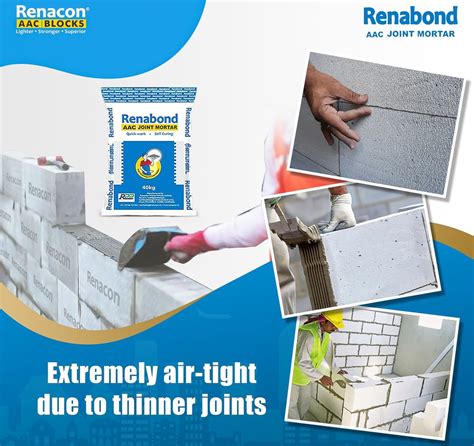 Renabond Aac Block Joint Mortar At Rs Bag Block Jointing Mortar