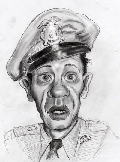 Don Knotts As Barney Fife By Craig Rogalski Funny Caricatures