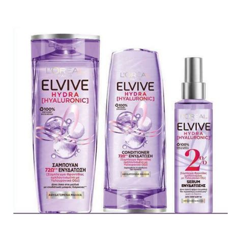 L Oreal Paris Elvive Promo Pack Hydra Hyaluronic Shampoo