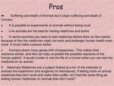 PPT - Animal Testing PowerPoint Presentation, free download - ID:1175341