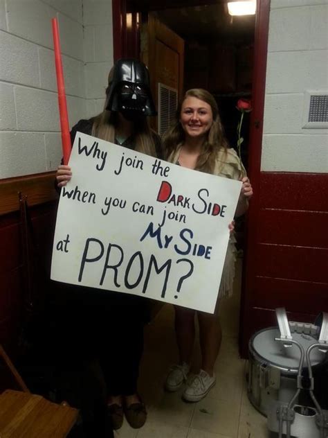 Star Wars Promposal 2015 Cute Prom Proposals Asking To Prom Dance